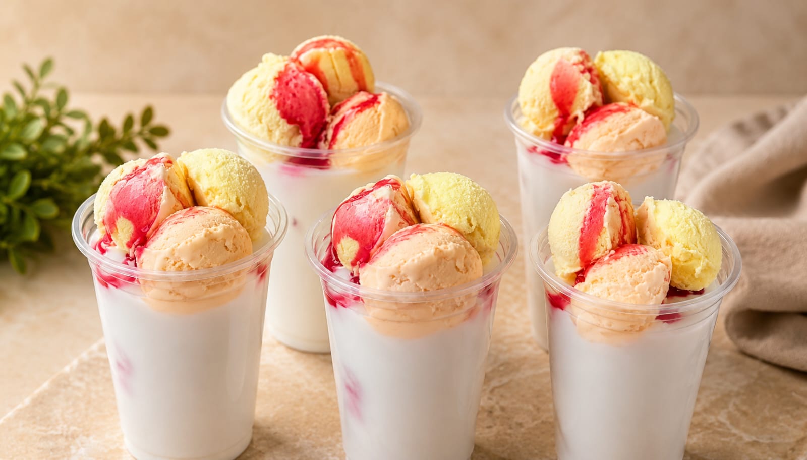Lassi with icecream (3 scoop)