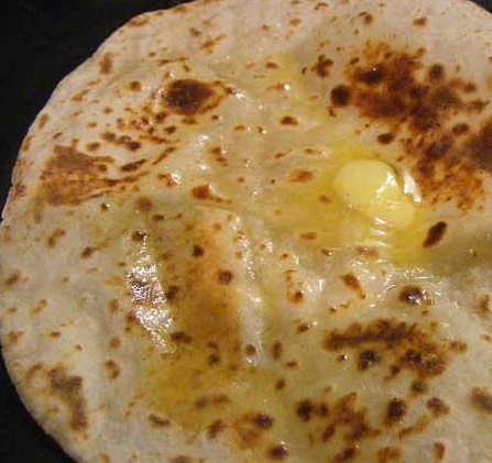 Tava butter roti
