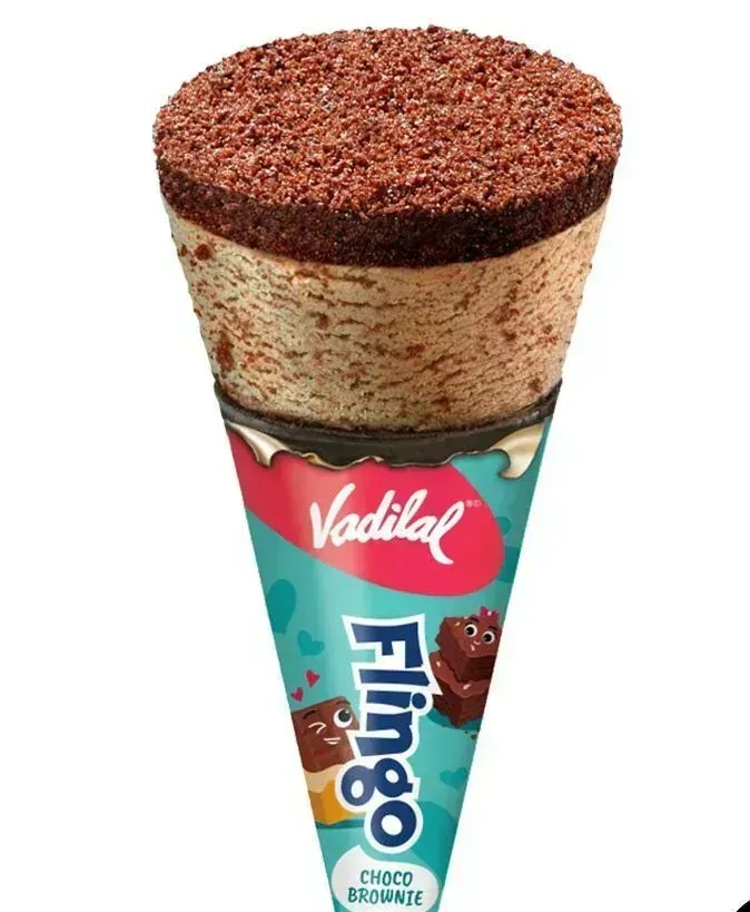 Choco brownie cone
