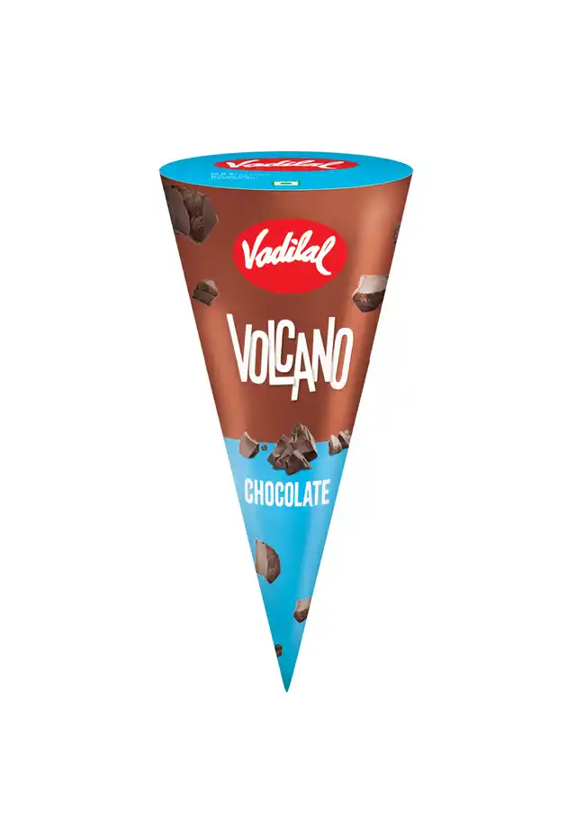 Volcano chocolate cone