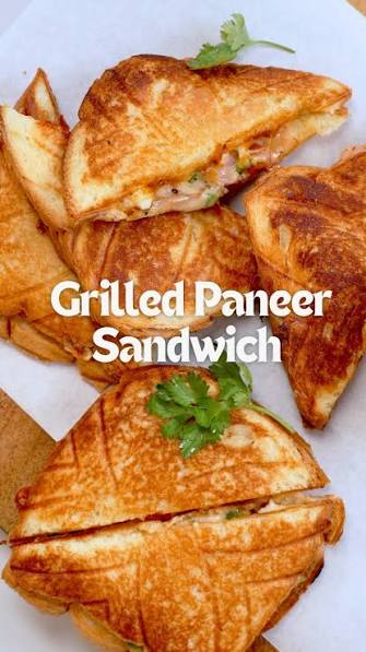 Grilled Paneer Cheese Sandwich