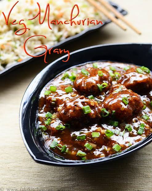 Veg Manchurian (Gravy)