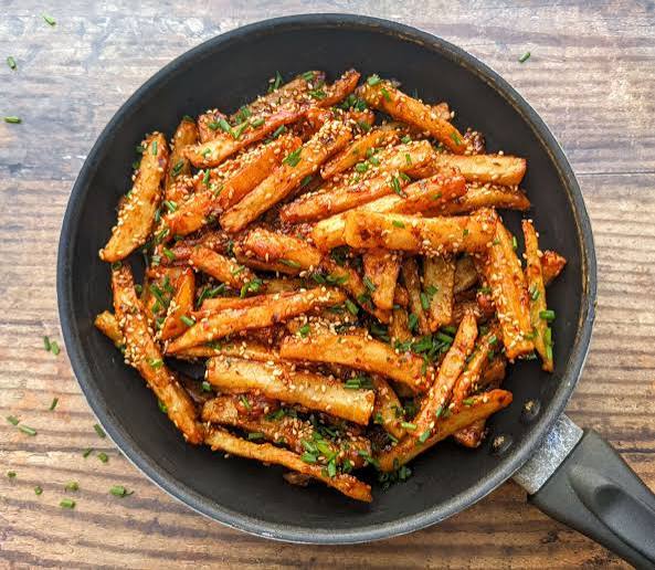 Schezwan Honey Chilli Potato